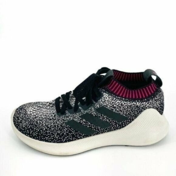 Adidas Women's PureBounce Breast Cancer Awareness Black 8 Running Comfy Sneakers - Picture 1 of 8